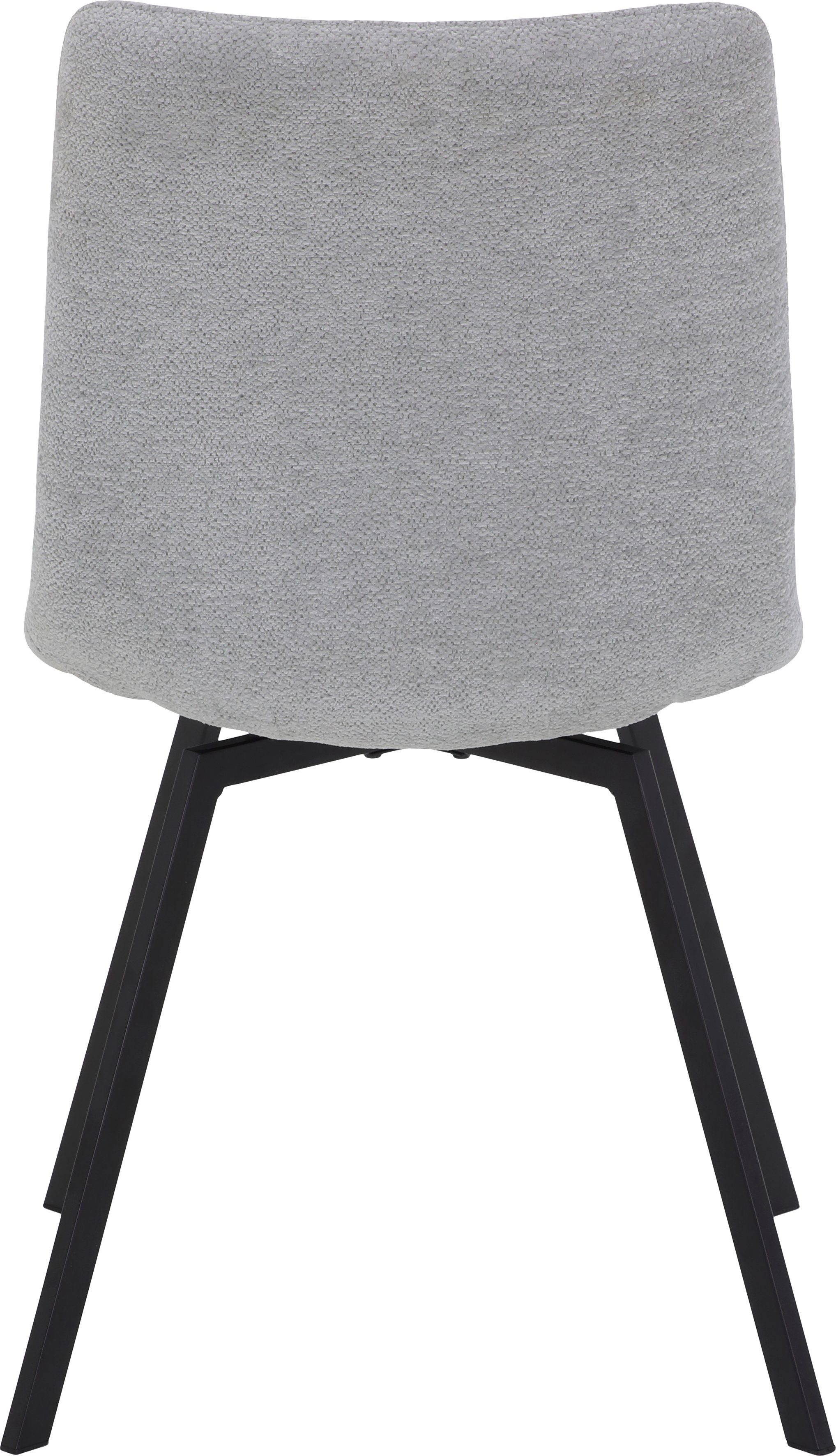 HELA 4-Fußstuhl MARION (Set, 2 St), 360° drehbar, Stoff in Boucleoptik, 2er und 4er Set