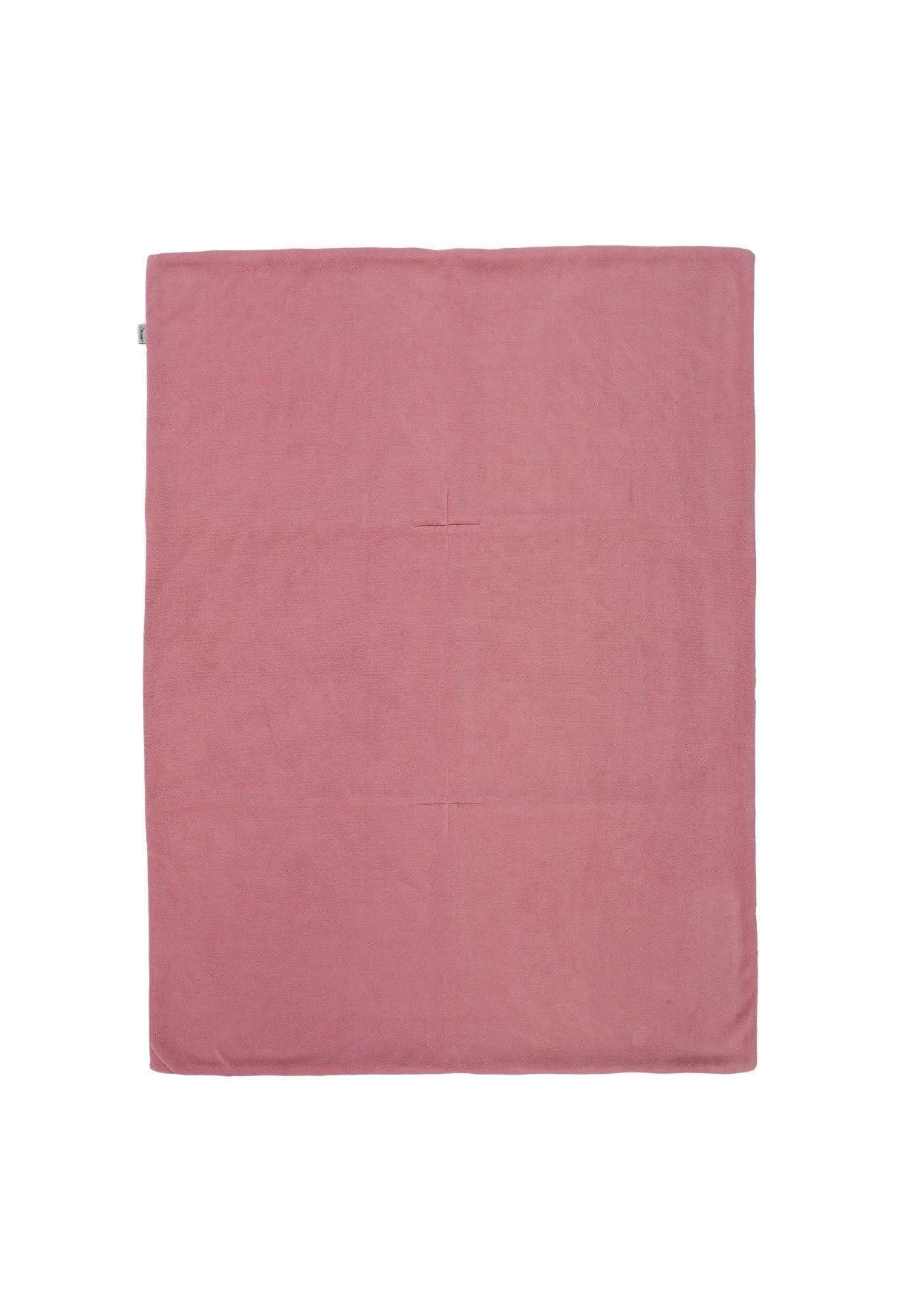 Schmusedecke Maus Mabel aus Microfleece in Rosa