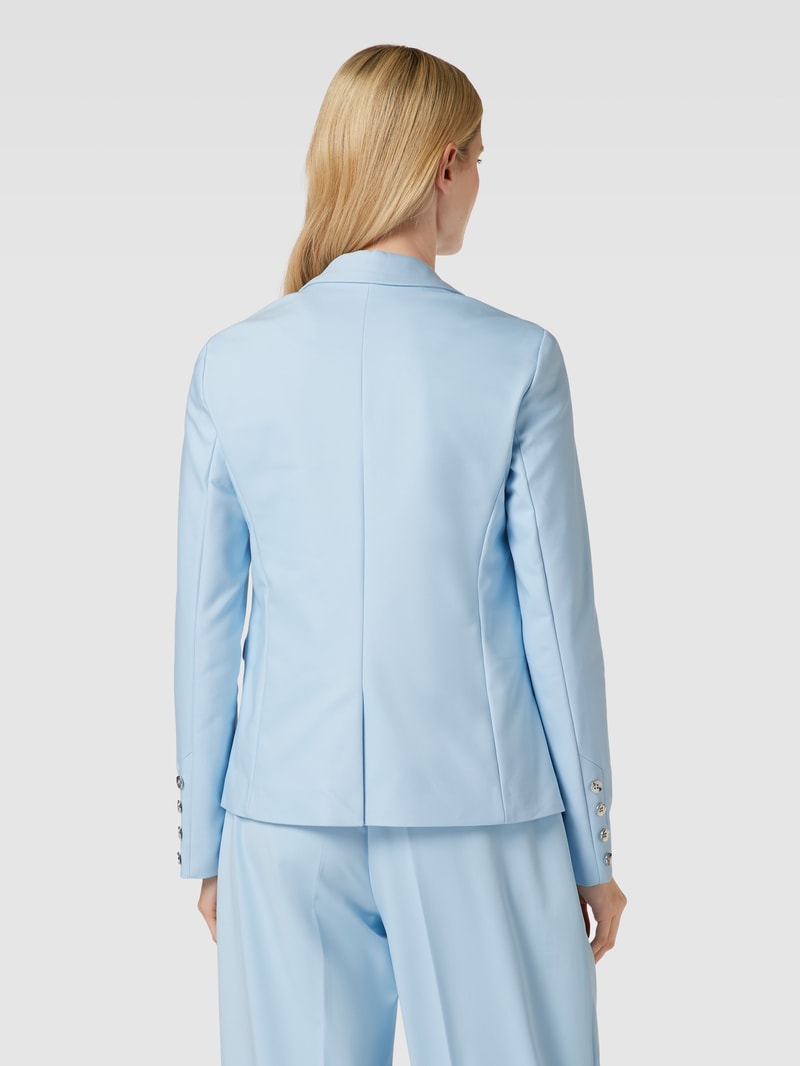 Blazer mit Knopfverschluss Modell 'Blake Night' in hellblau