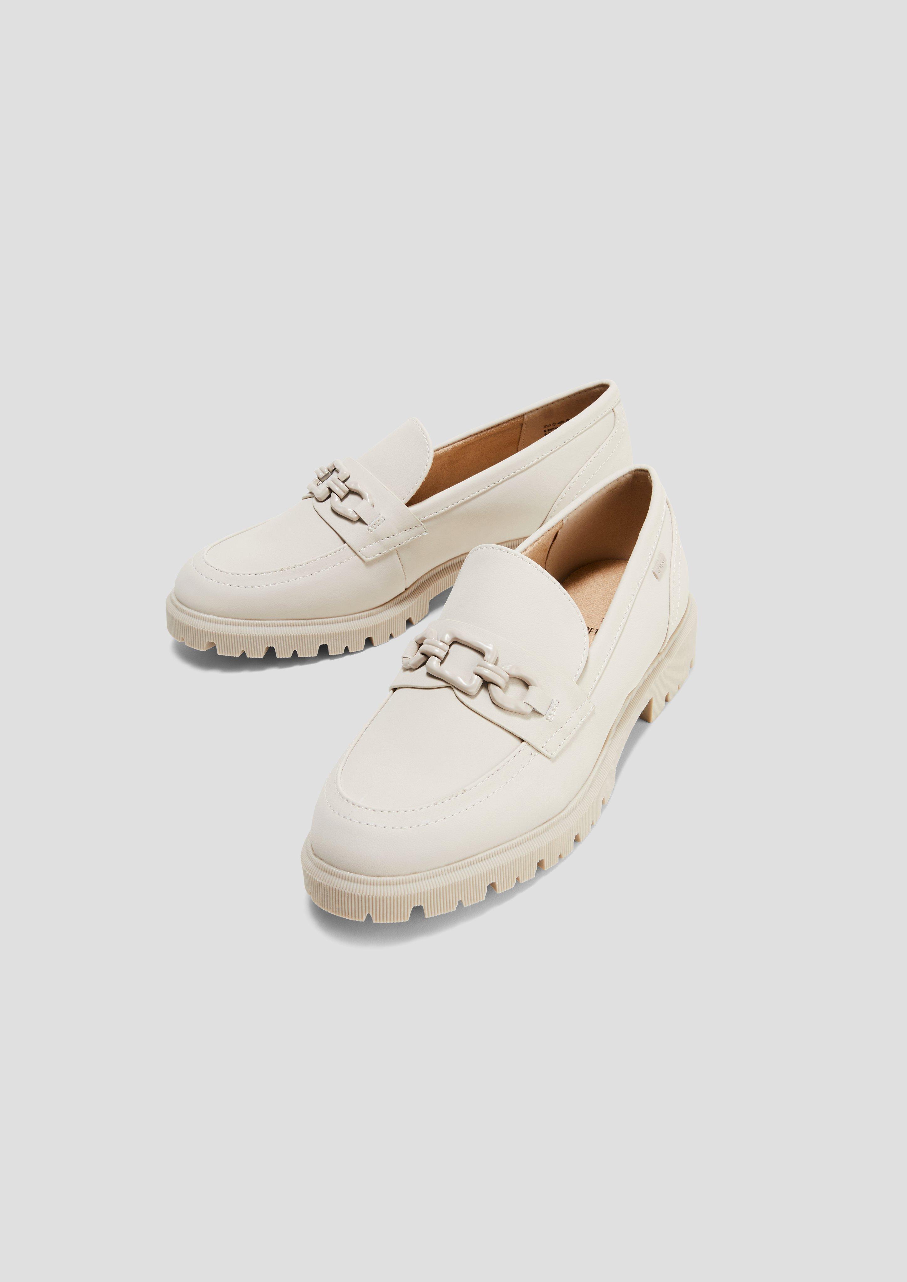 Modische Loafer in Leder-Optik  6008890-462