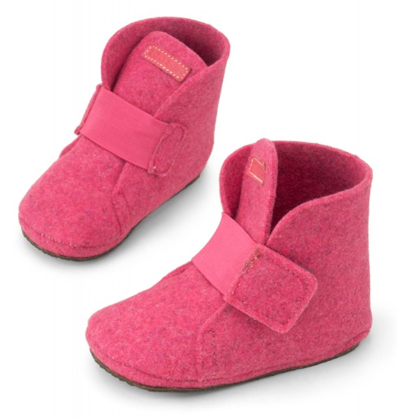 ZeaZoo ~ Hausschuh Bambi Wollfilz ~ Pink