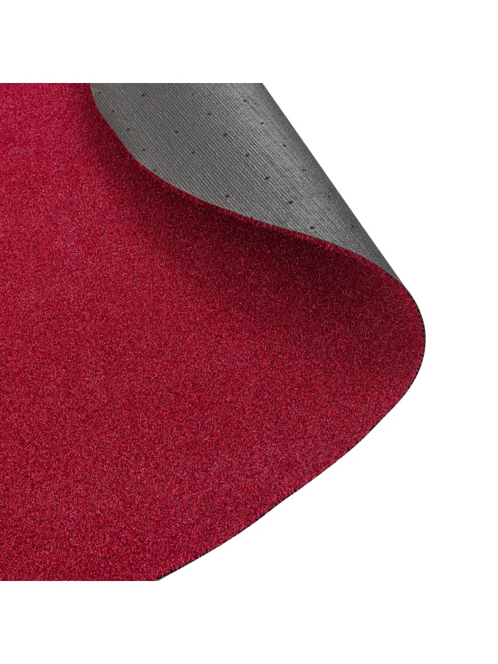 Snapstyle Luxus Designer Kunstrasen Miami Rund in Rot günstig kaufen 133 x 133 cm