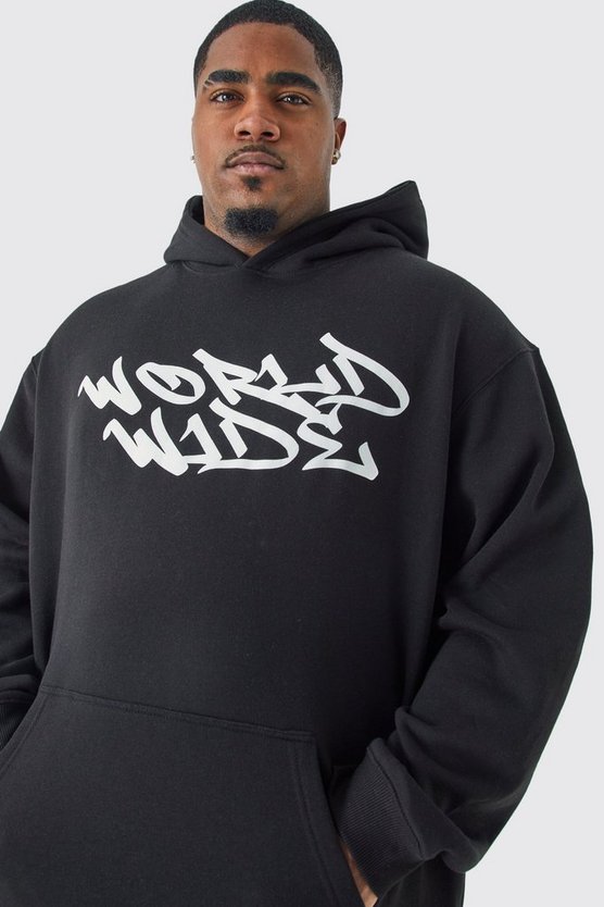 Plus Oversize Worldwide Hoodie