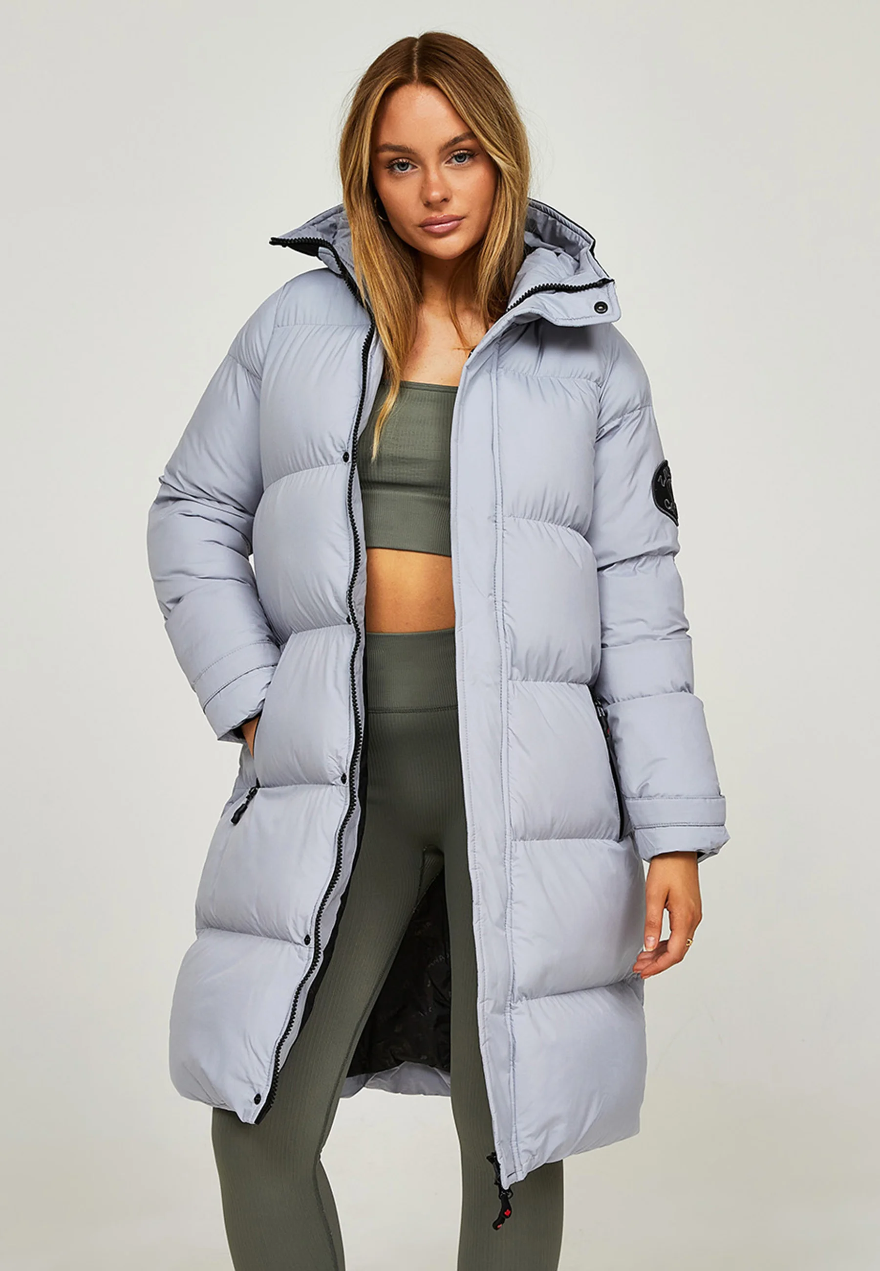Alessandro Zavetti CHAQUETA ACOLCHADA LARGA ALORA - Abrigo de invierno