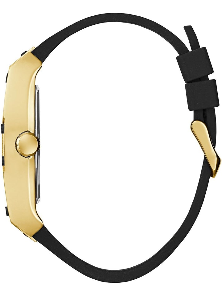 Guess Armbanduhr  Legend gold/schwarz 44mm in schwarz günstig kaufen onesize