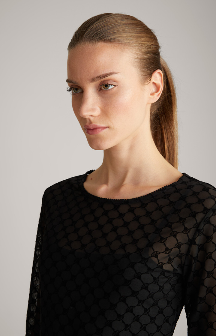 Longsleeve in Schwarz