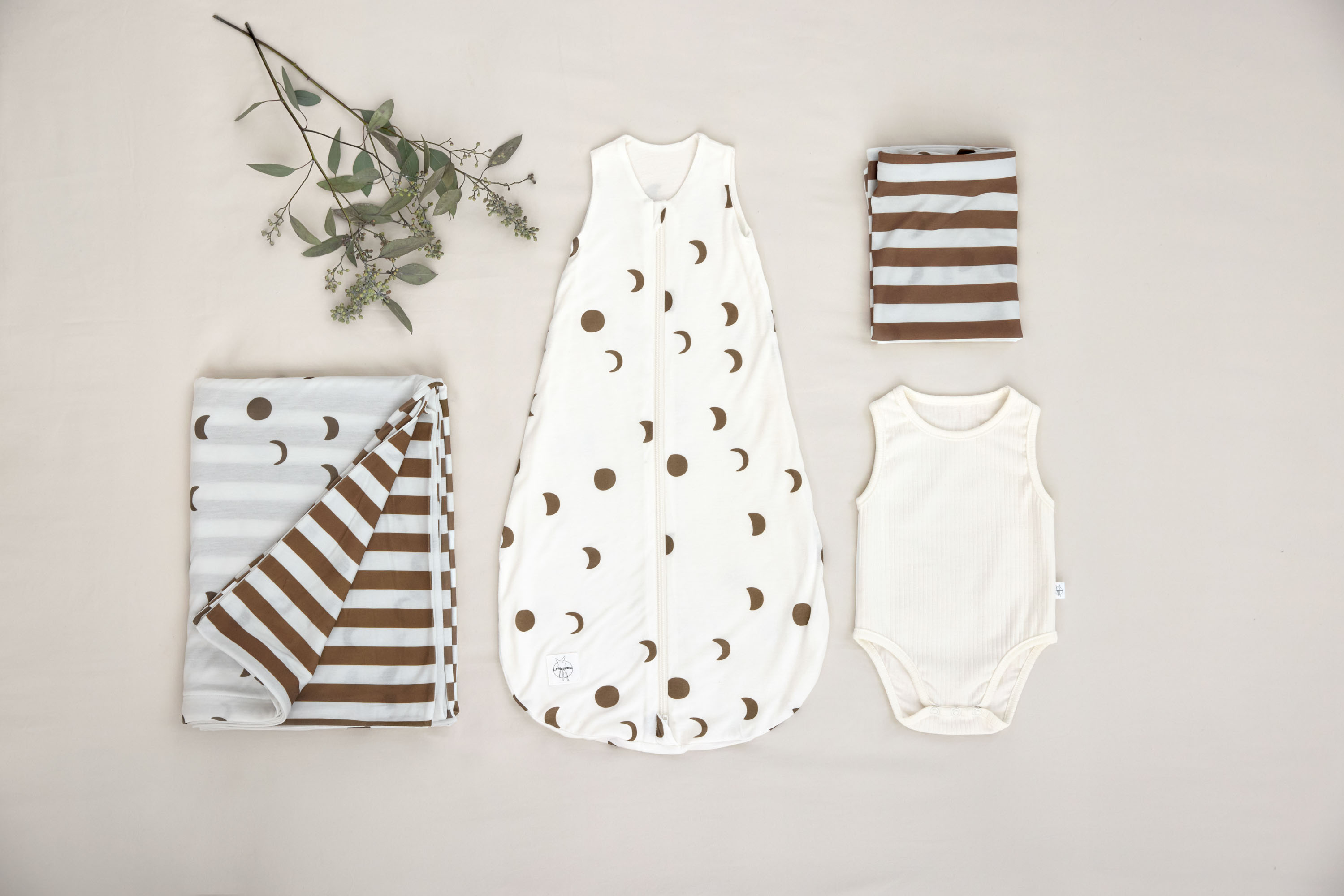 Baby Schlafsack 0,5 TOG - Mond, Milky