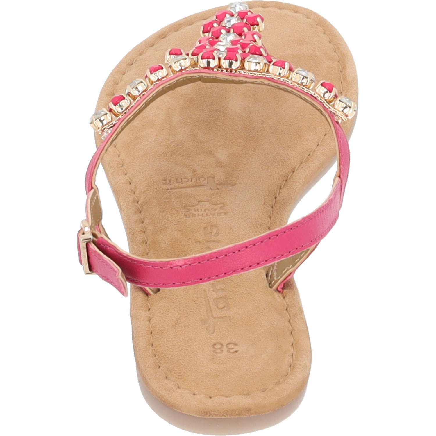 Tamaris 28124, T-Steg-Sandalen, Damen, FUXIA