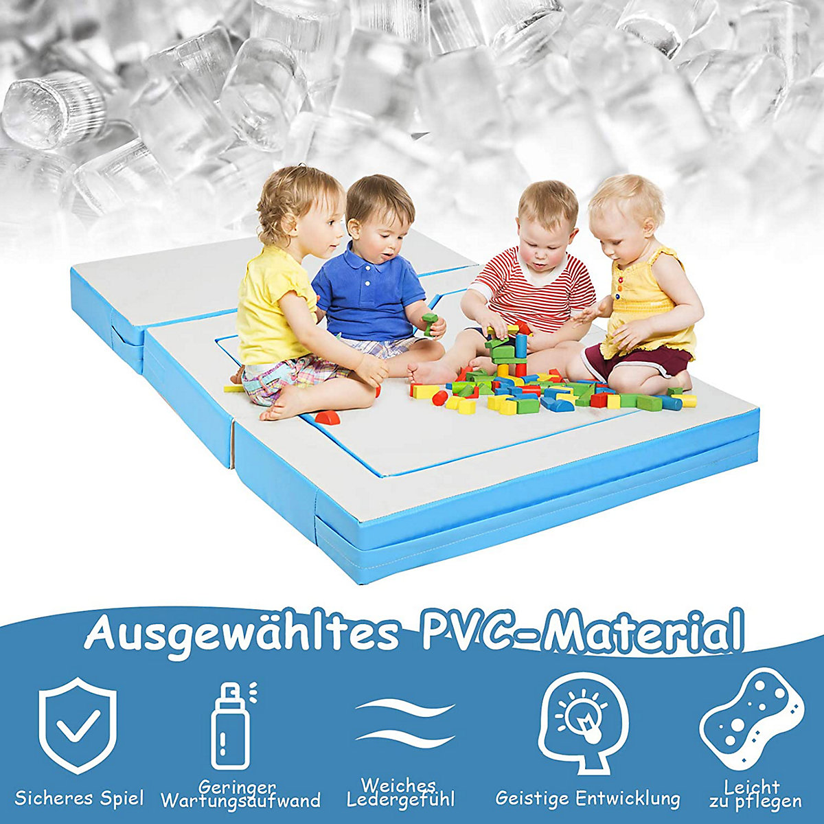 Schaumstoffbausteine 4 in 1 Spielsofa
