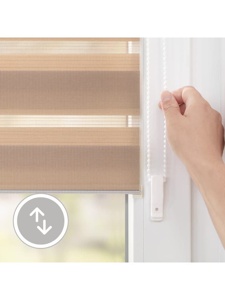 Lichtblick Doppelrollo in Taupe günstig kaufen
