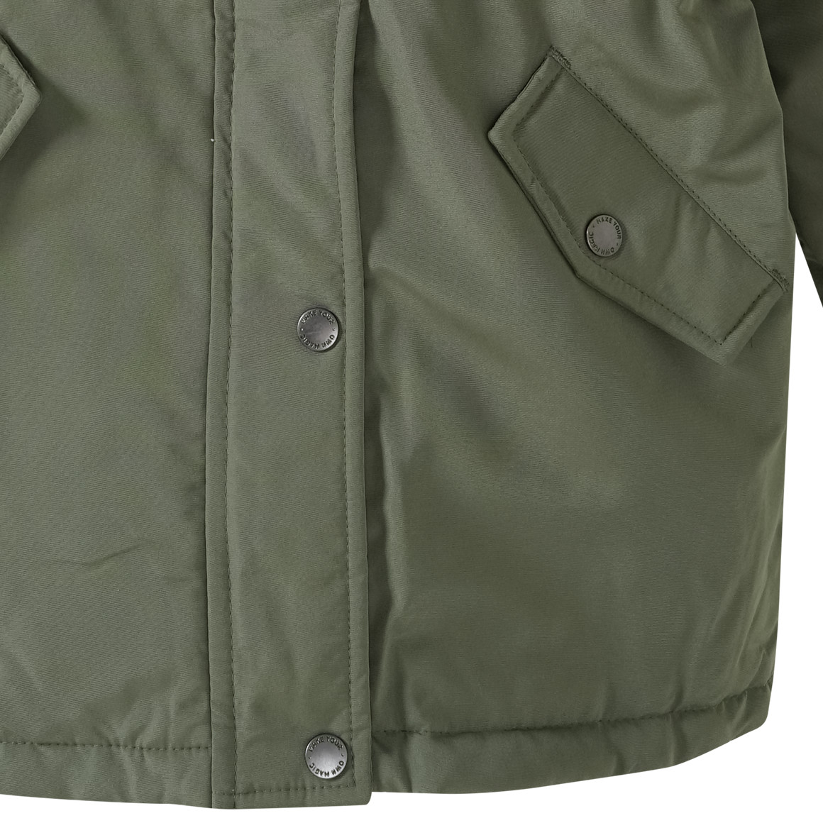 Mädchen Parka mit Felimitat
