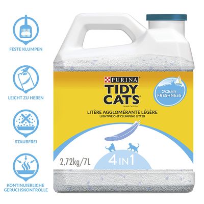 Purina Tidy Cats Lightweight Klumpstreu Ocean Freshness