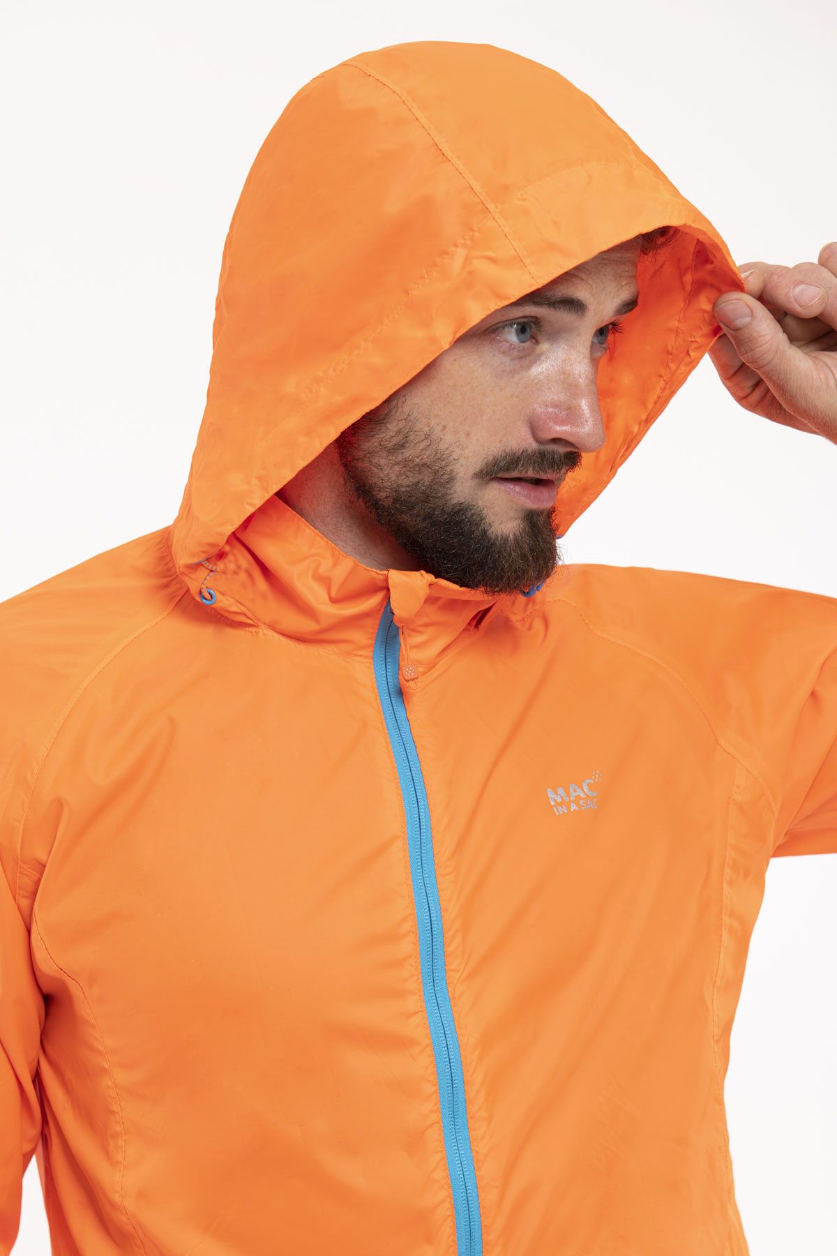 Mac in a Sac Neon Orange Regenjacke