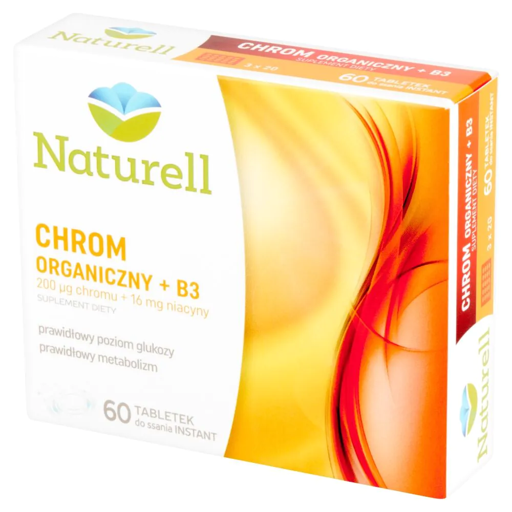Naturell Βιολογικό Χρώμιο + Β3, Μασώμενα Δισκία