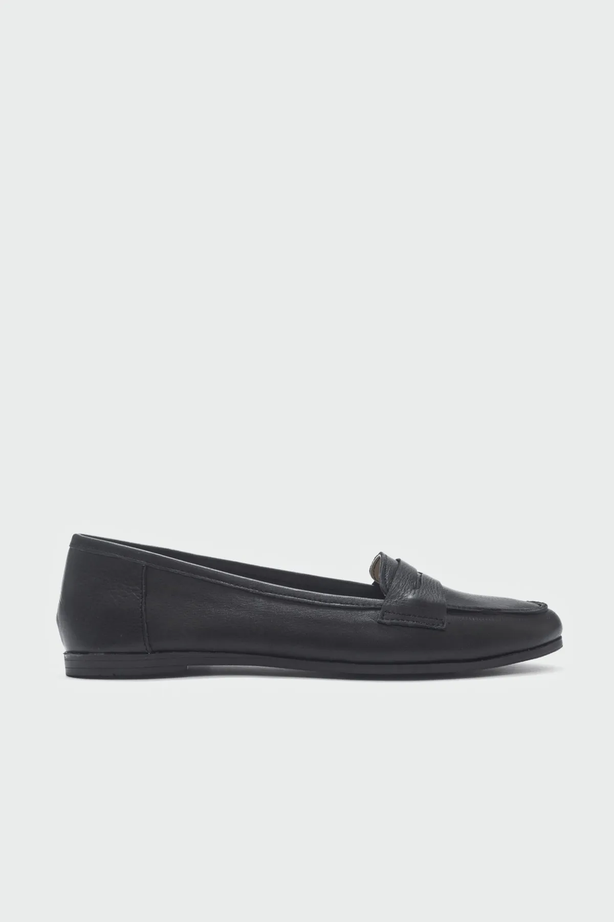 LuviShoes  F02 Ballerinas für Damen in schwarzer Haut