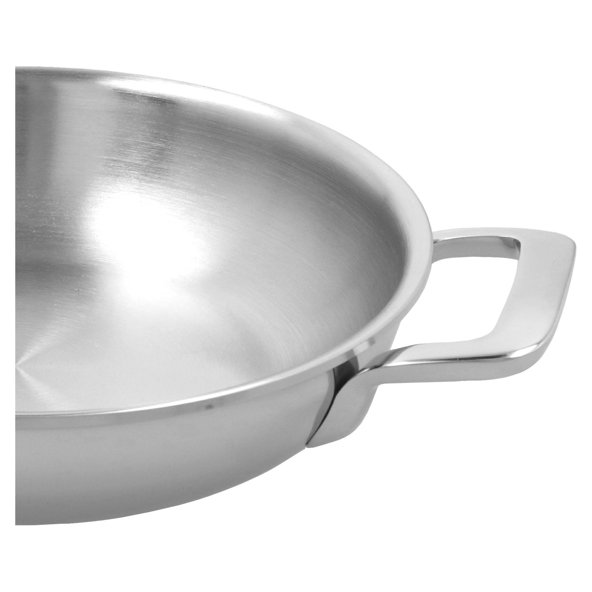 Bratpfanne 20 cm, 18/10 Edelstahl, Silber