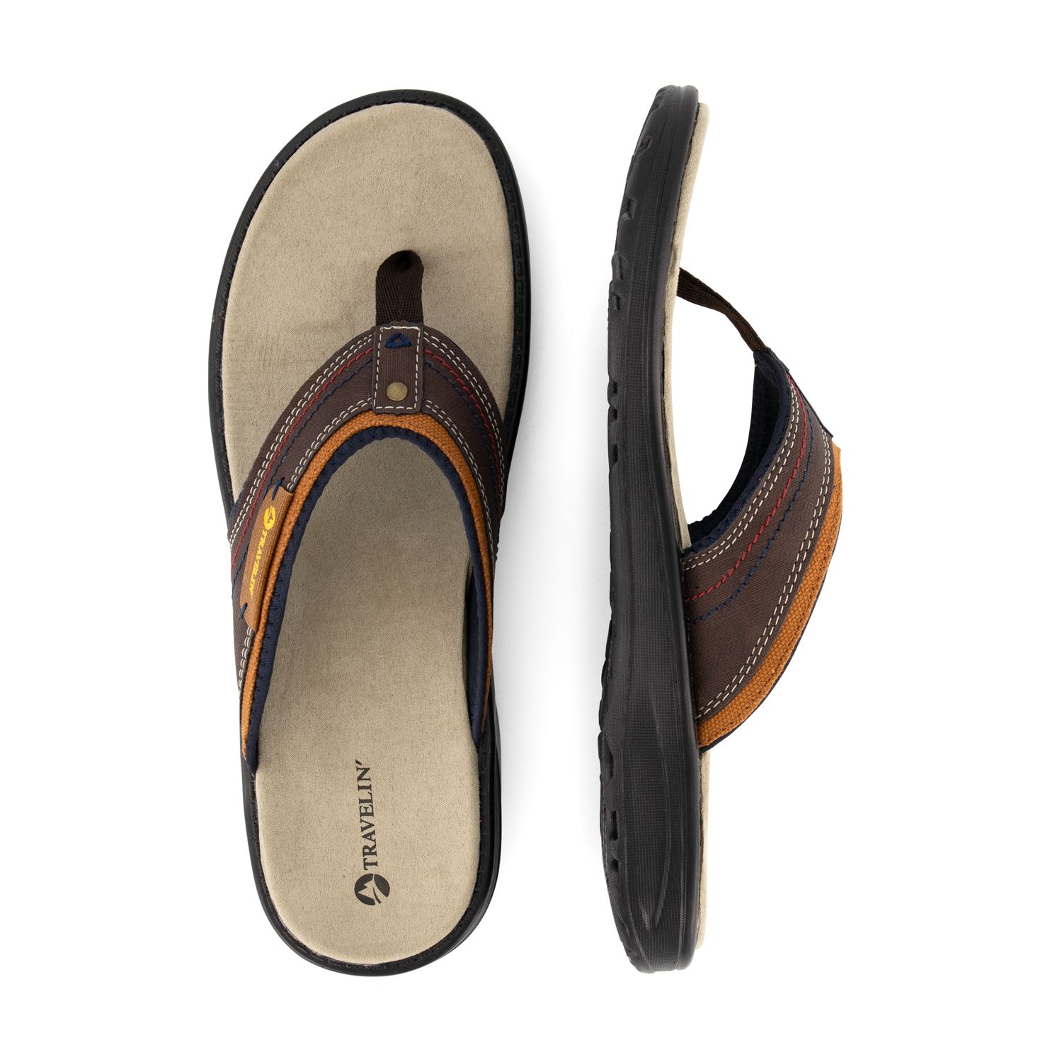 Travelin' Fiksdal braune Herren Zehentrenner
