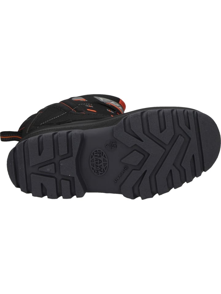 Spirale Kinder-Winterstiefel Frodo gefüttert in schwarz/orange günstig kaufen
