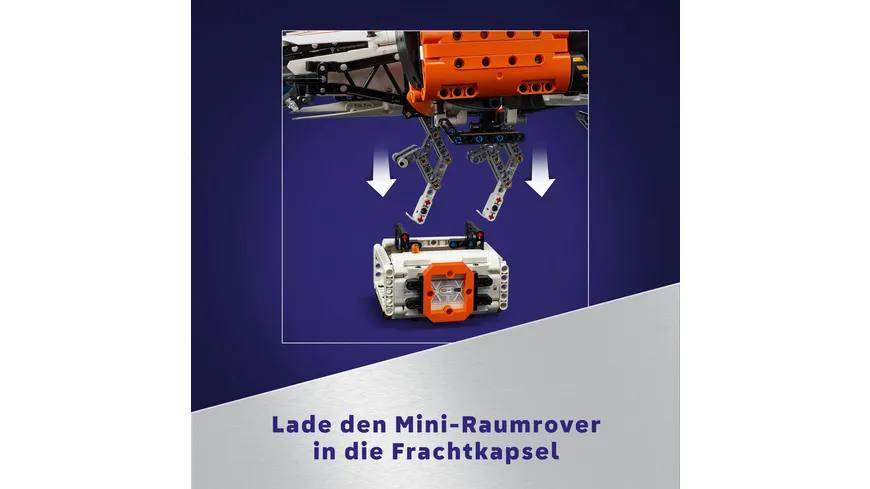 LEGO 42181 ǀ Technic VTOL-Schwerlastraumfrachter LT81, Spielset mit Weltraumflieger