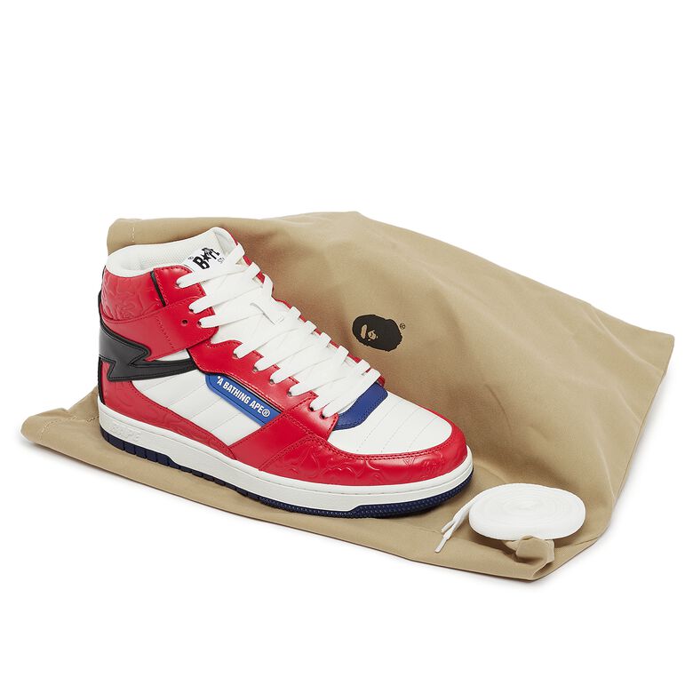 A Bathing Ape Sta 88 Mid #1 M1 red