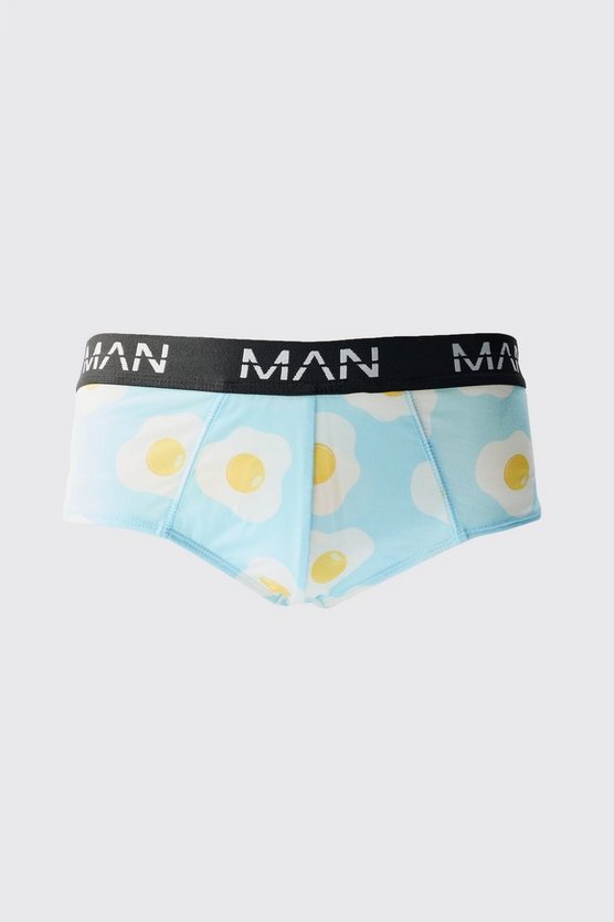 Man Unterhose mit Spiegelei Print