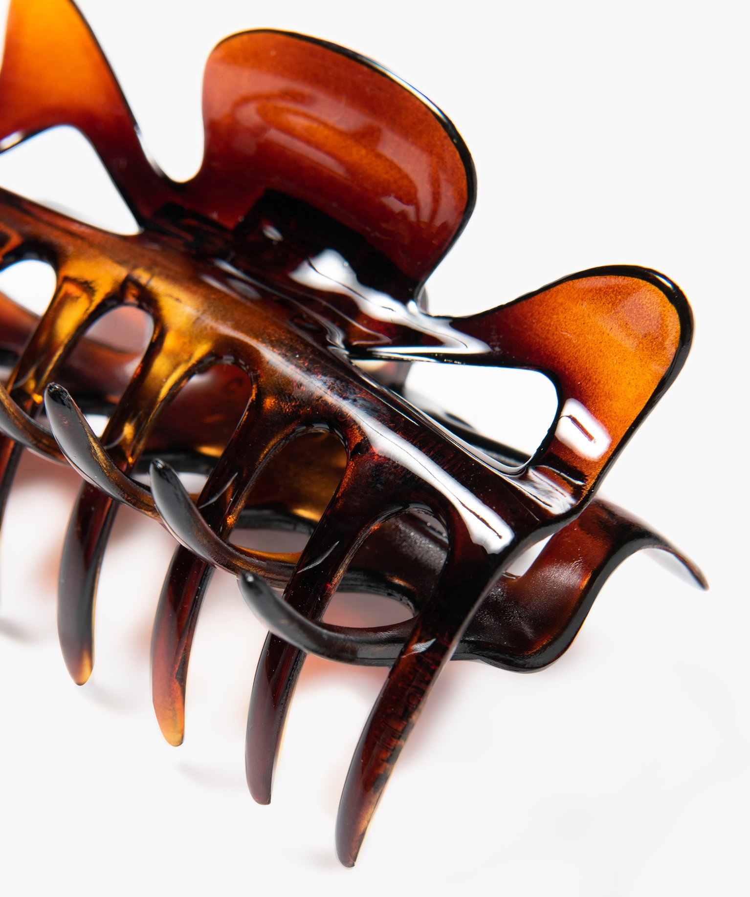 Pince crabe femme pour les cheveux marron | GEMO