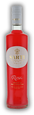 Sarti Rosa Sarti Rosa Italienische Aperitifspezialität mit der Süße von sonnengereiften sizilianischen Blutorangen. 0,7	 Liter - Vol 14%