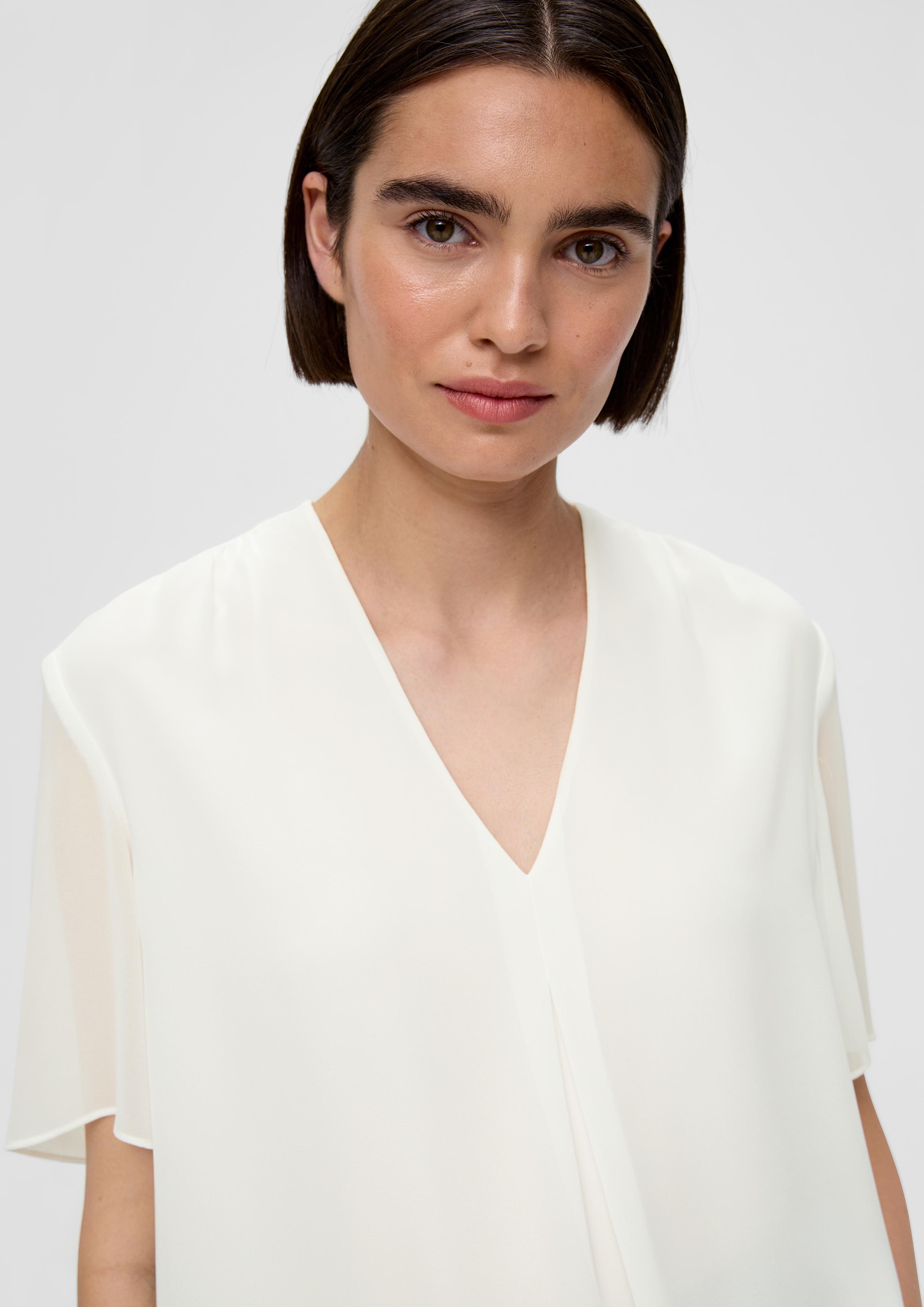 Bluse mit V-Ausschnitt  2135558-0200