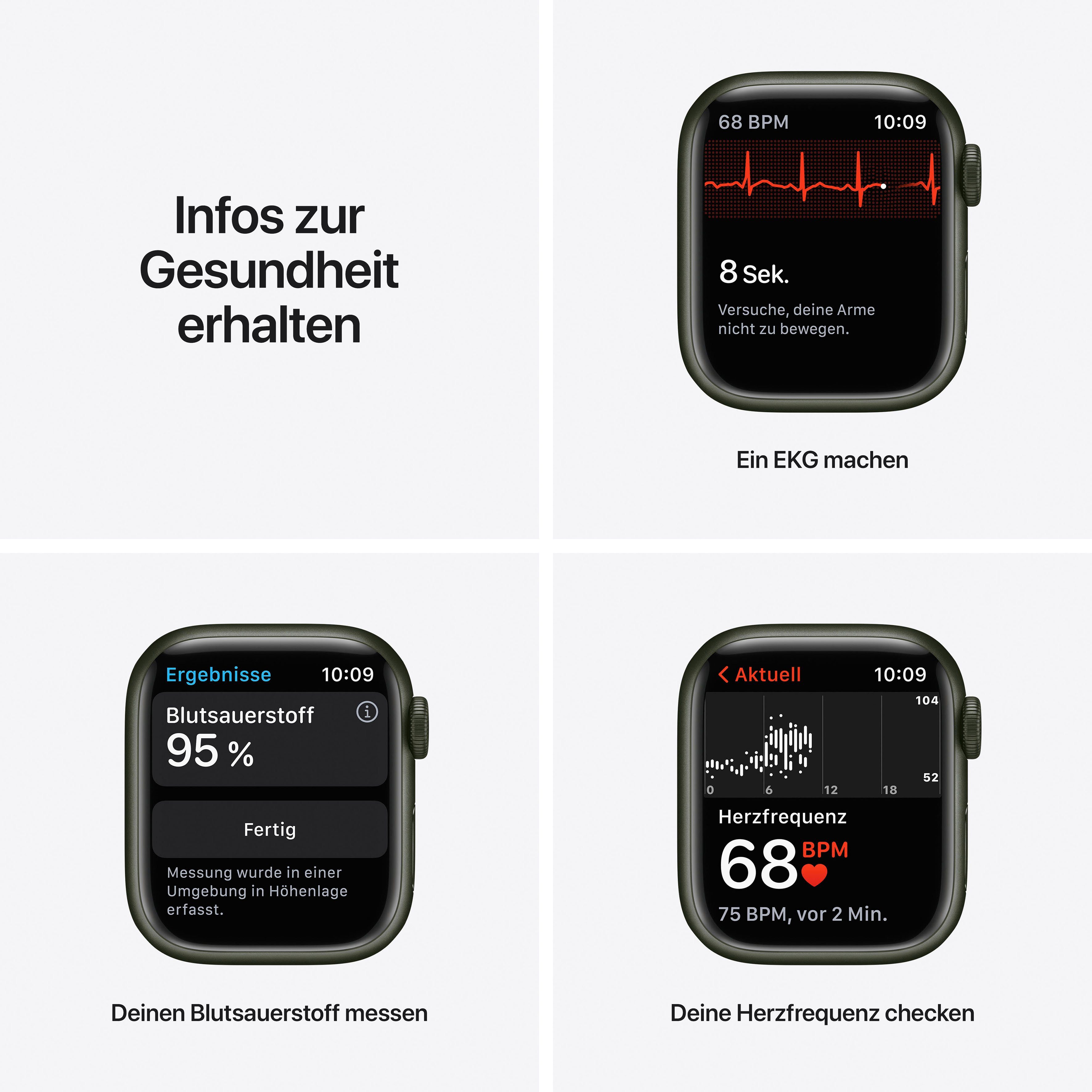 Apple Watch Series 7 GPS + Cellular, 41mm Smartwatch (Watch OS 8)