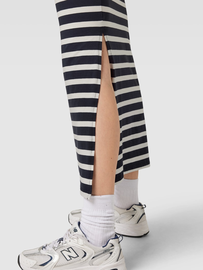 Umstands-Rock mit Streifenmuster Modell 'MLMIA' in marineblau
