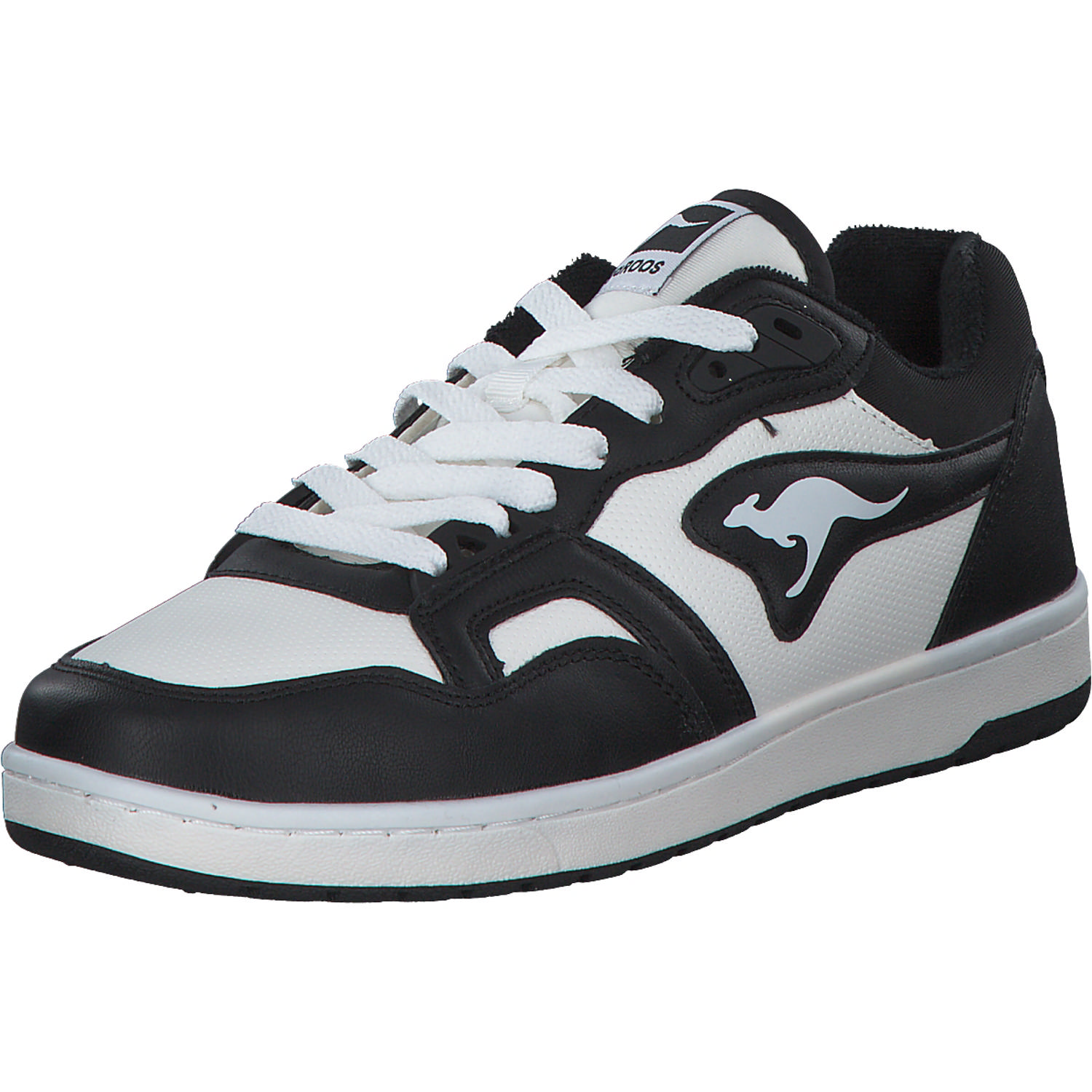 KangaROOS 80018, Schnürschuhe, Kinder, schwarz/weiß