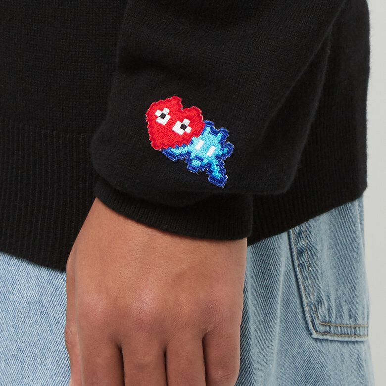 Comme des Garcons Play Knit Cardigan Black