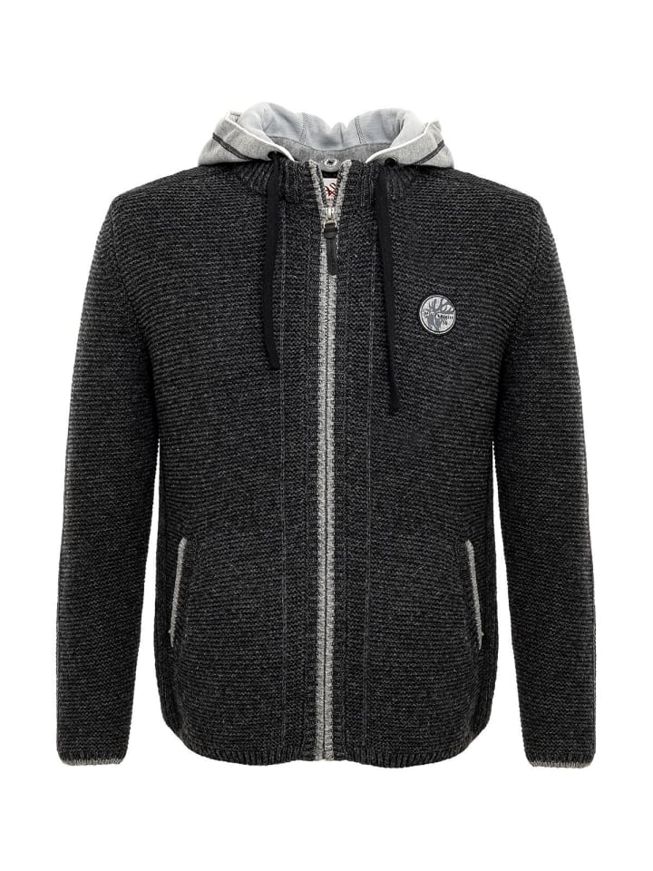 Spieth & Wensky Strickjacke ECHO in anthrazit günstig kaufen