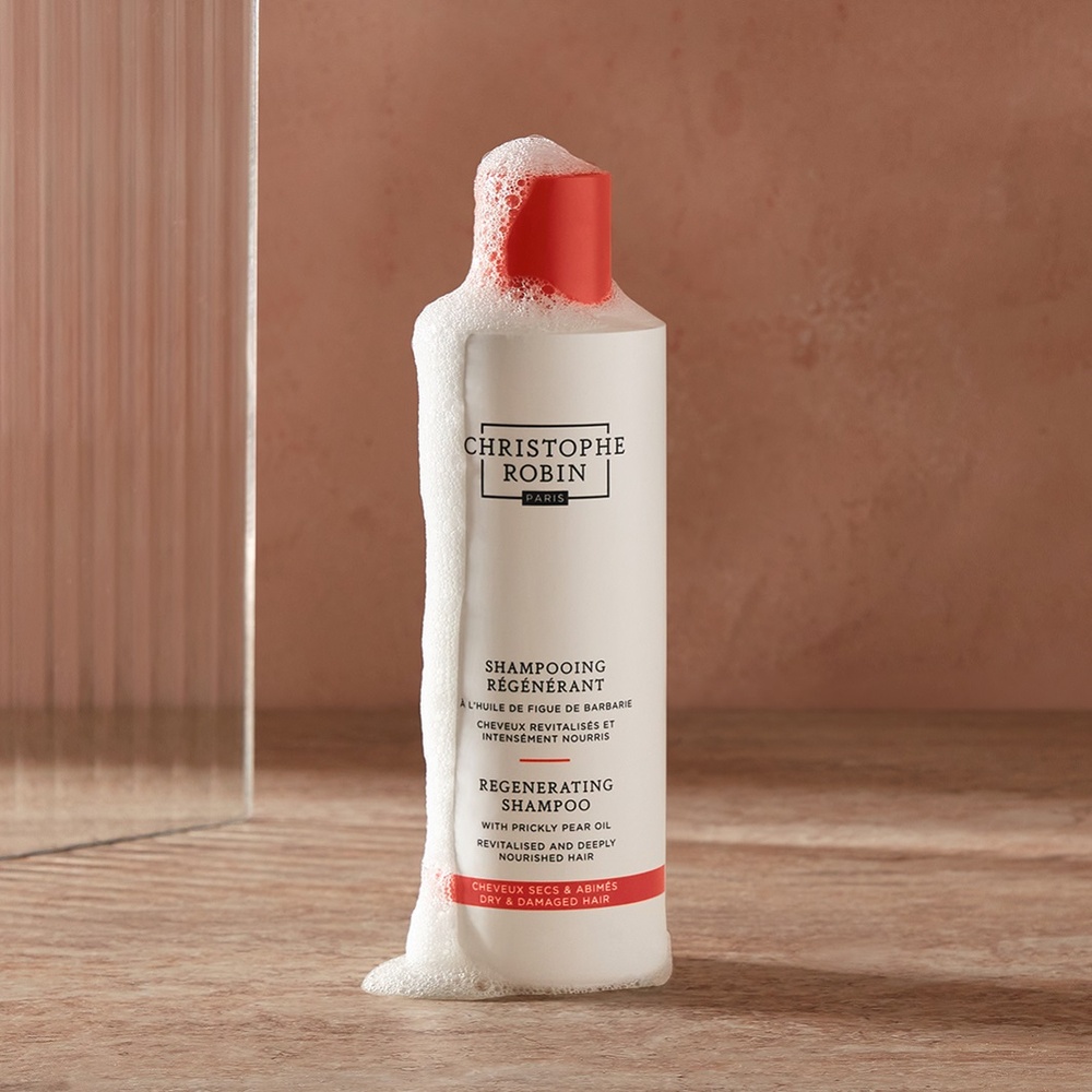 christophe robin Shampooing régénérant à l'huile de figue de barbarie Shampooing