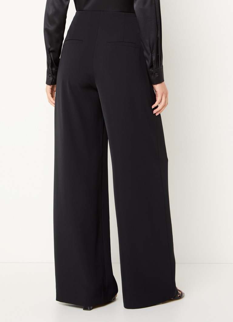 French Connection Harrie high-waist wide-fit trousers with side pockets