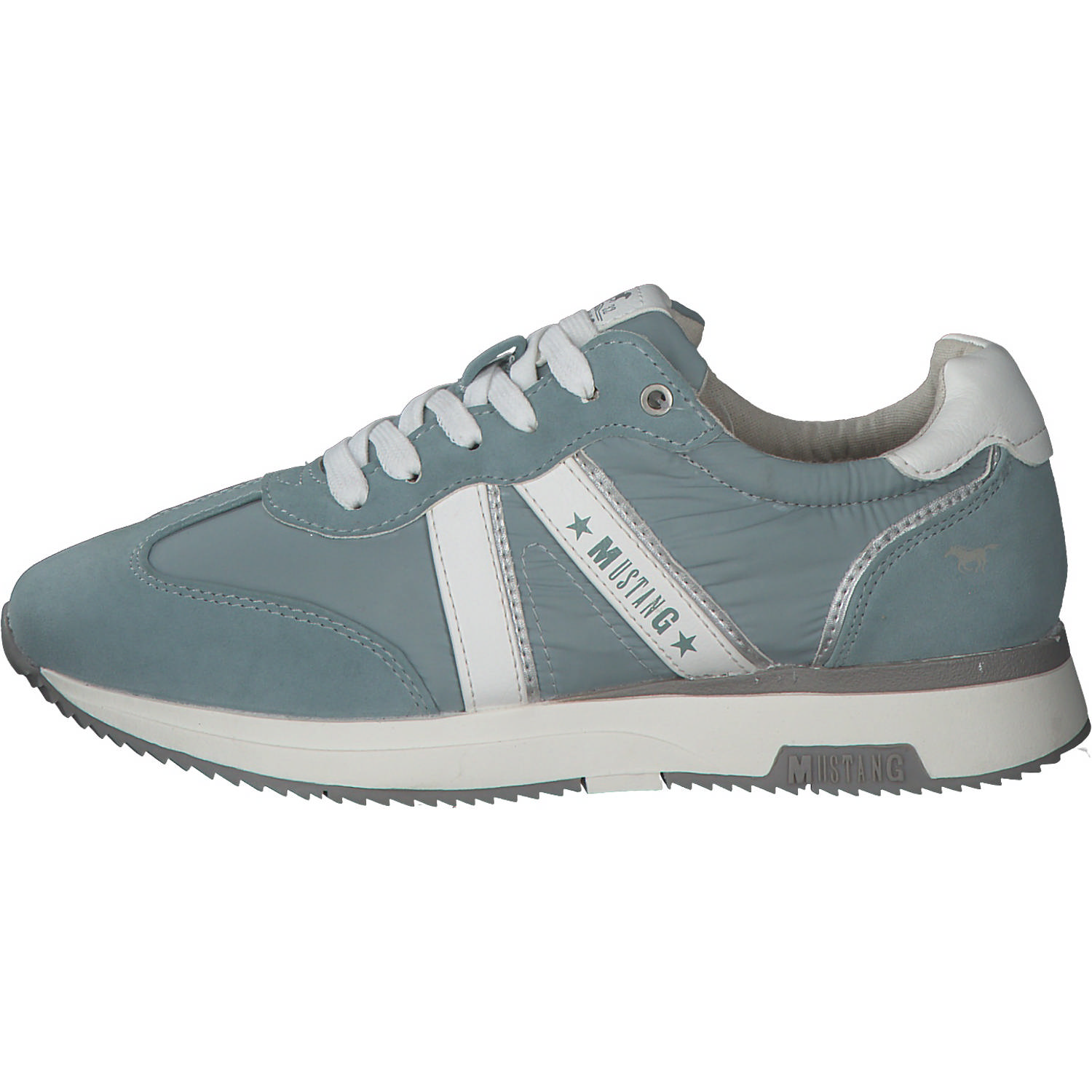 Mustang 1418303, Sneakers Low, Damen, Blau