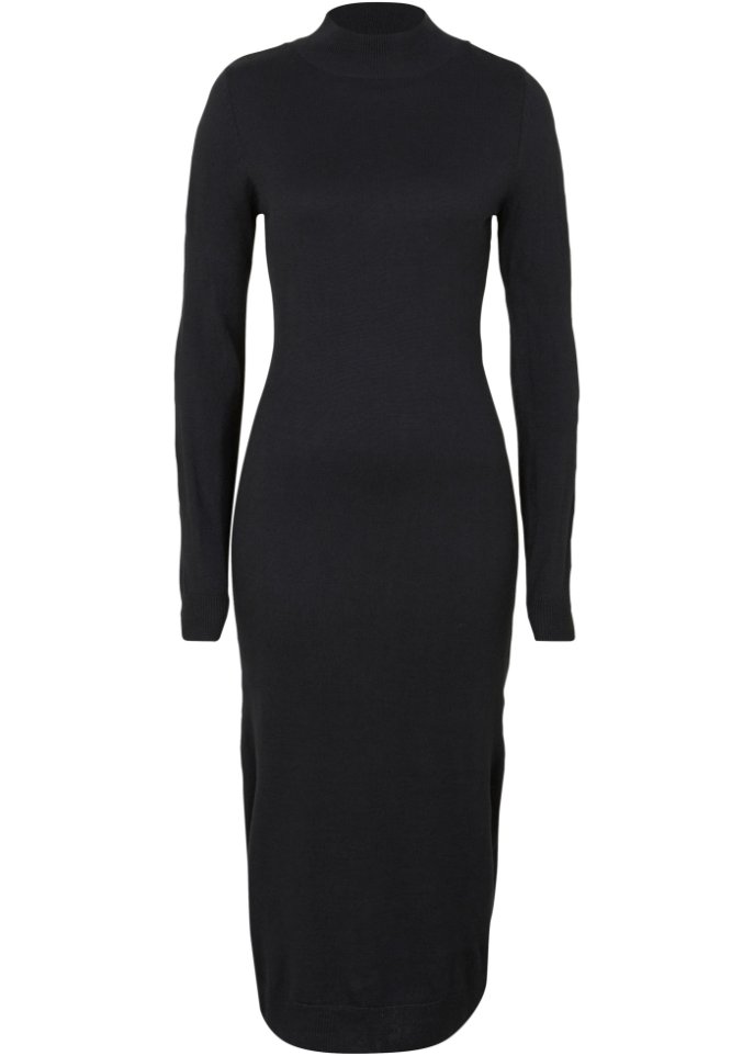 Strickkleid mit Stehkragen