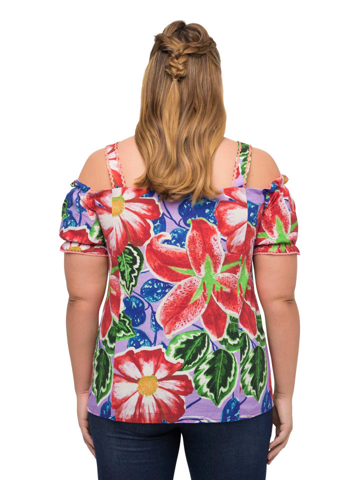 Ulla Popken Trachtenbluse in multicolor günstig kaufen