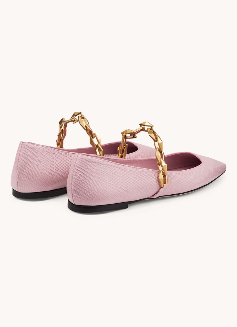 Jimmy Choo Diamond Tilda vasikannahkaiset ballerinat