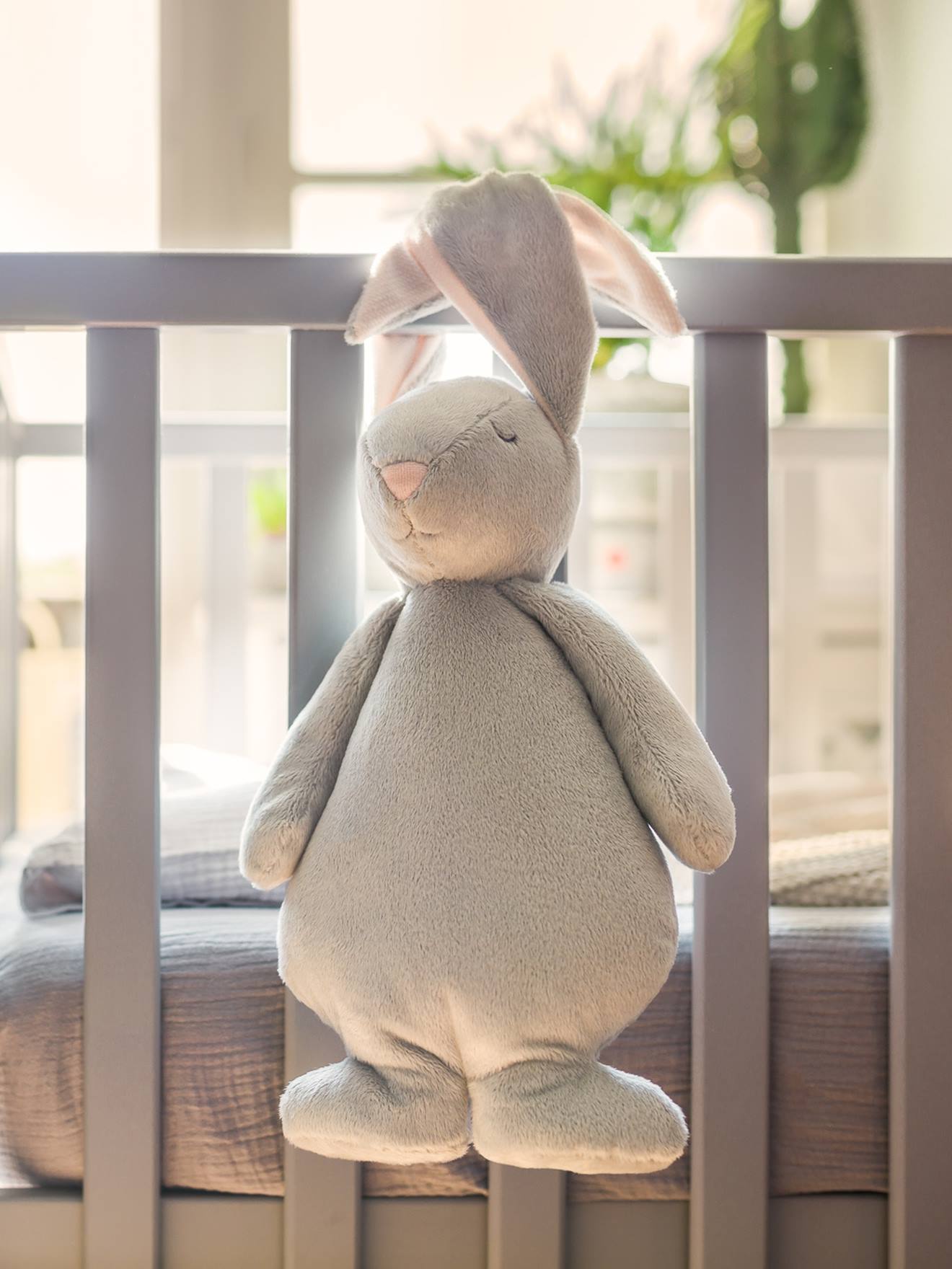 Veilleuse peluche MOONIE Lapin bleu