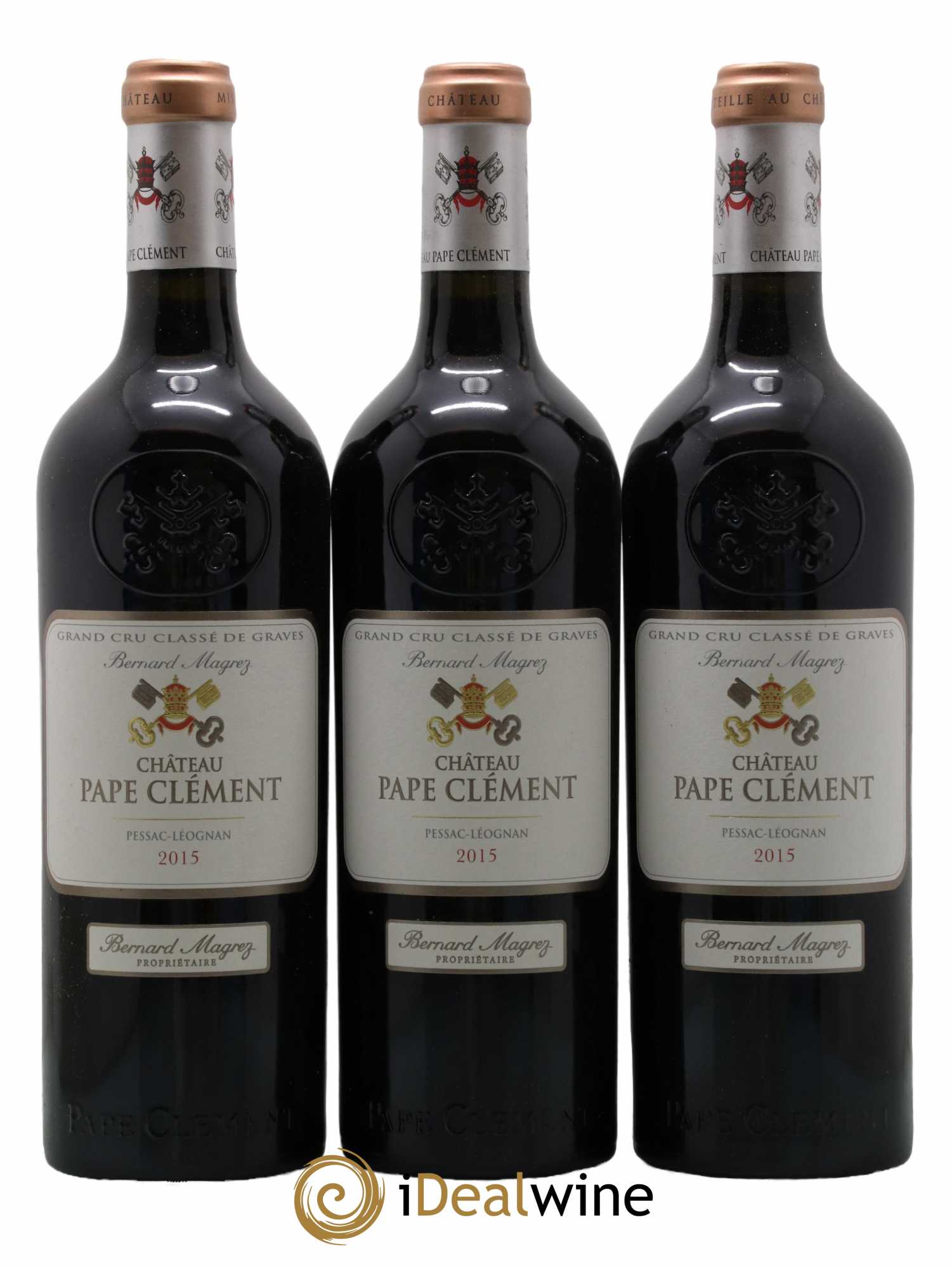 Château Pape Clément Cru Classé de Graves  2015 - Lot de 6 Bouteilles