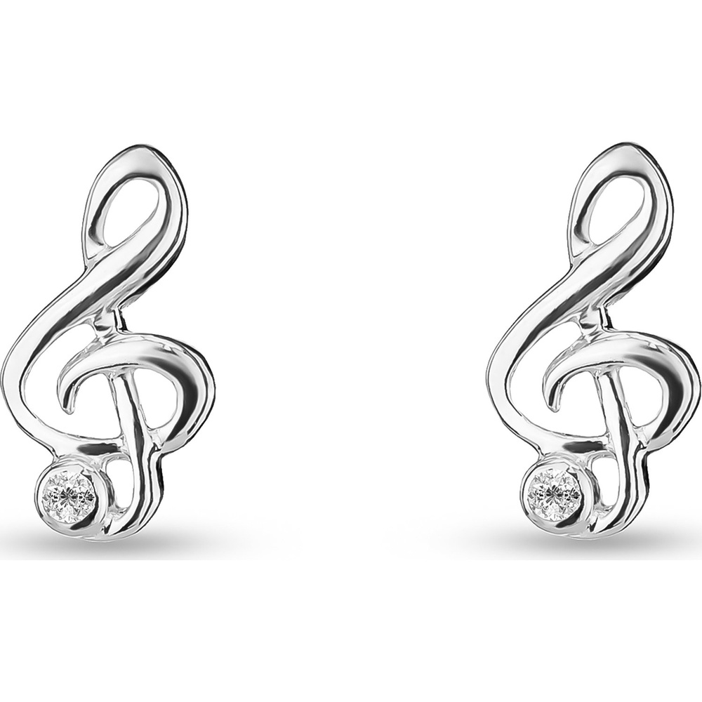 FAVS Boucles d'oreilles à fermoir à poussette 925 Argent Boucles d'oreilles