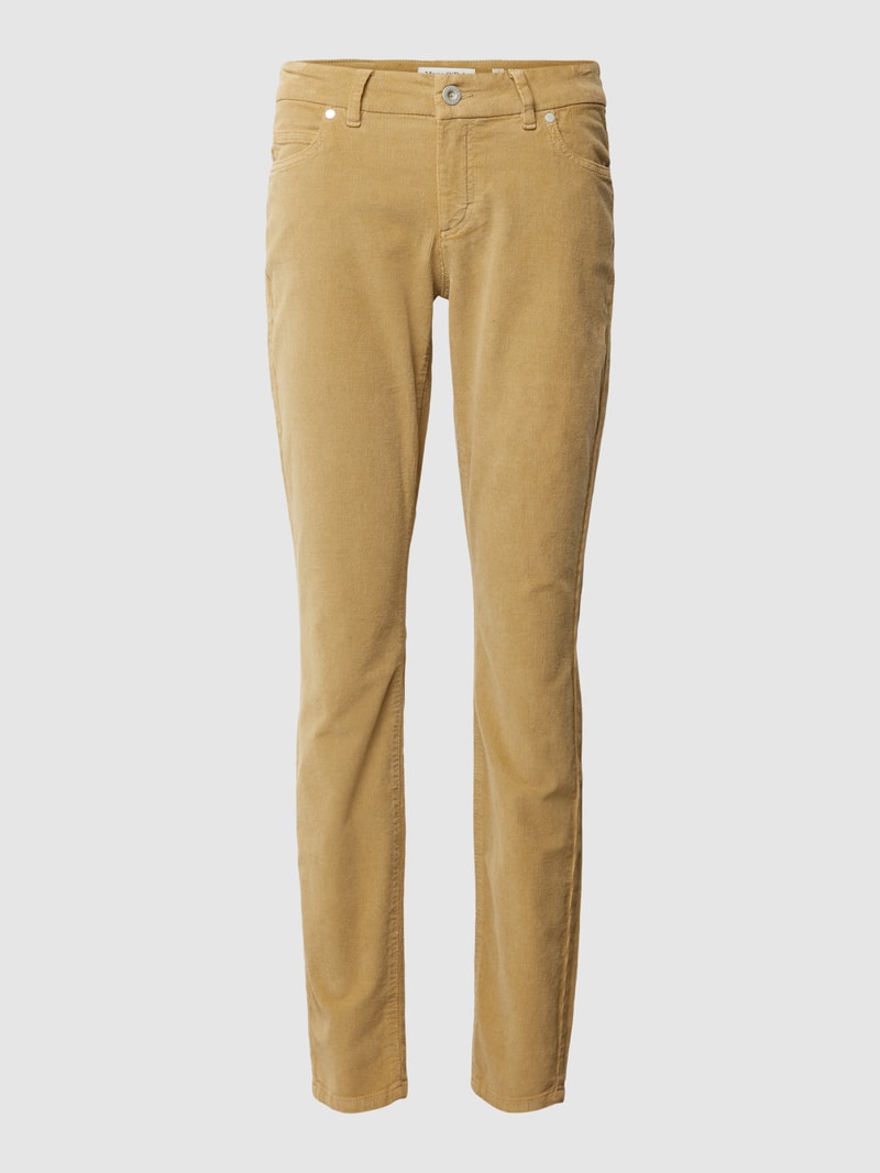 Stoffhose mit 5-Pocket-Design in sand