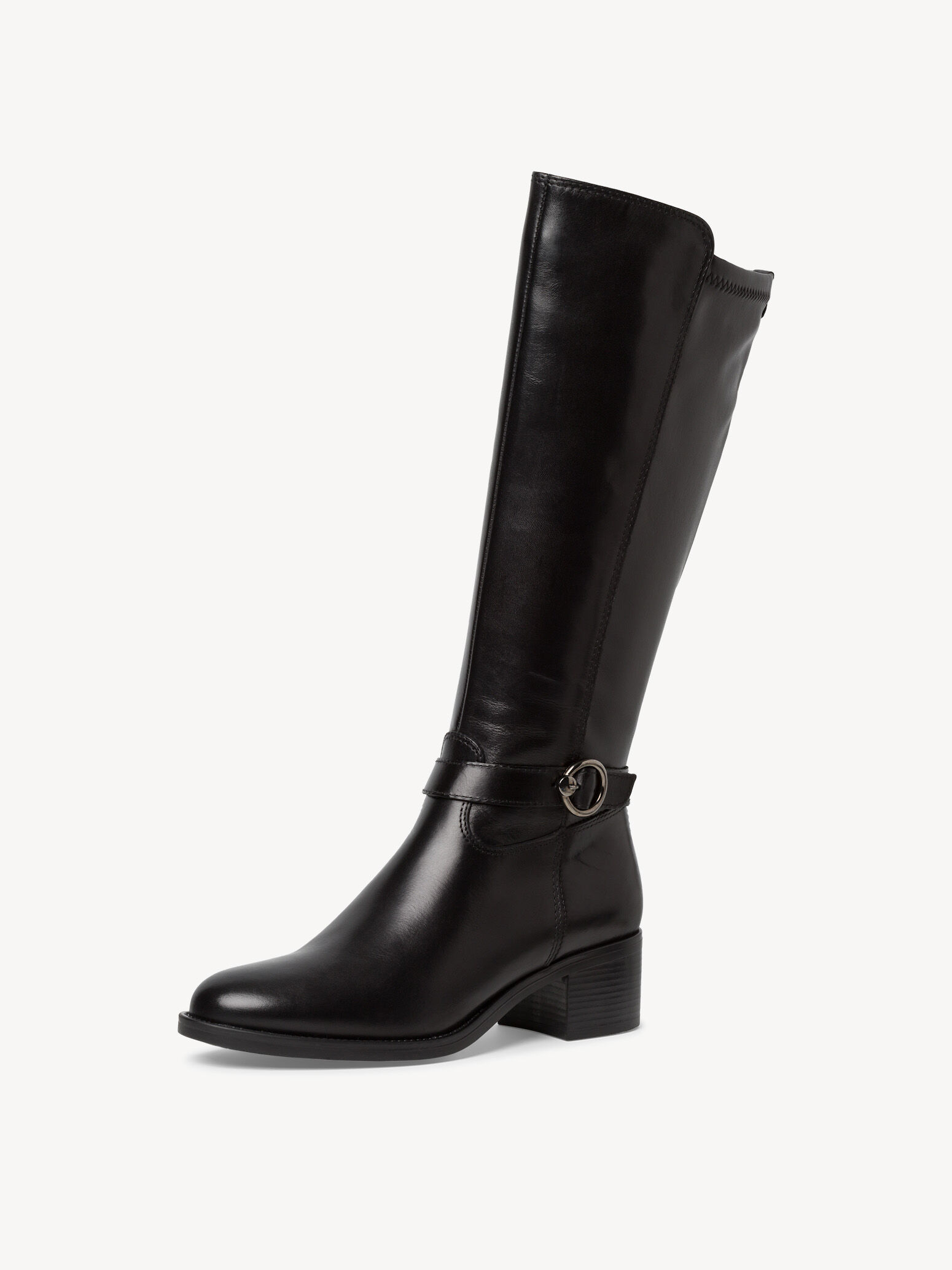 Bottes en cuir - noir