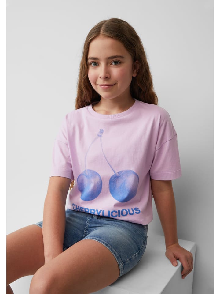 s.Oliver T-Shirt kurzarm in Lila günstig kaufen