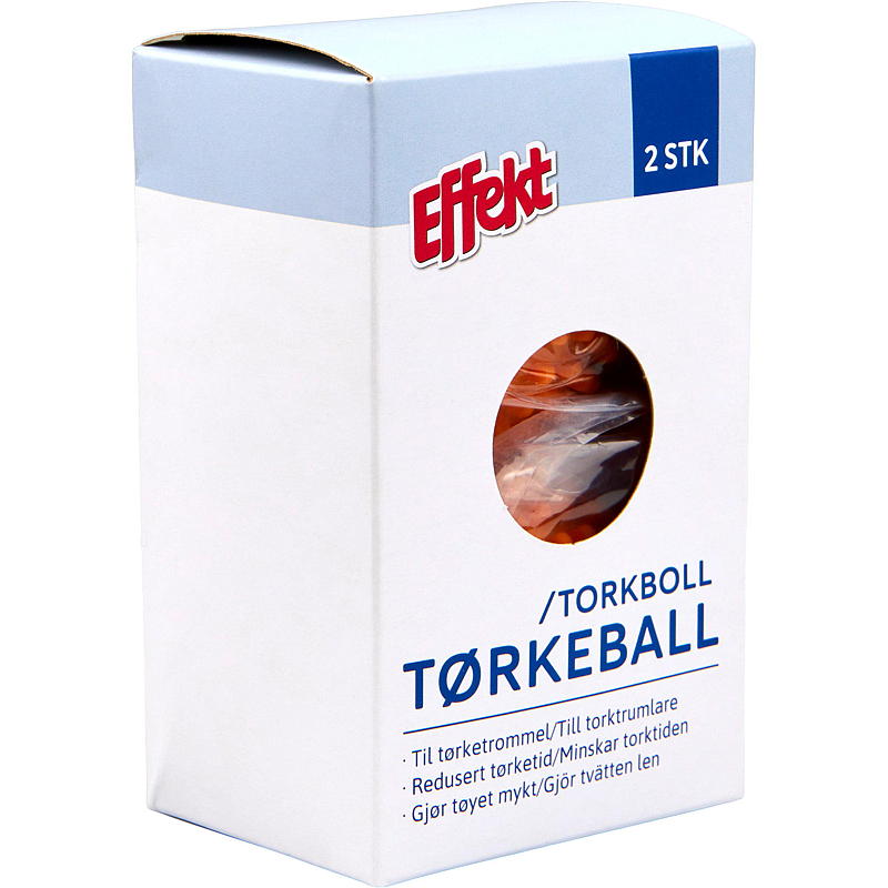 Effekt Tørkekuler 2-pk til tørketrommel, Effekt