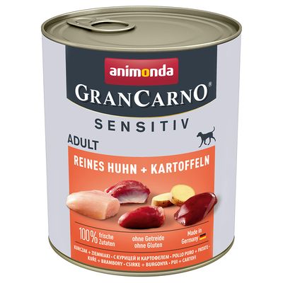 Spapaket Animonda GranCarno Adult Sensitive 24 x 800 g