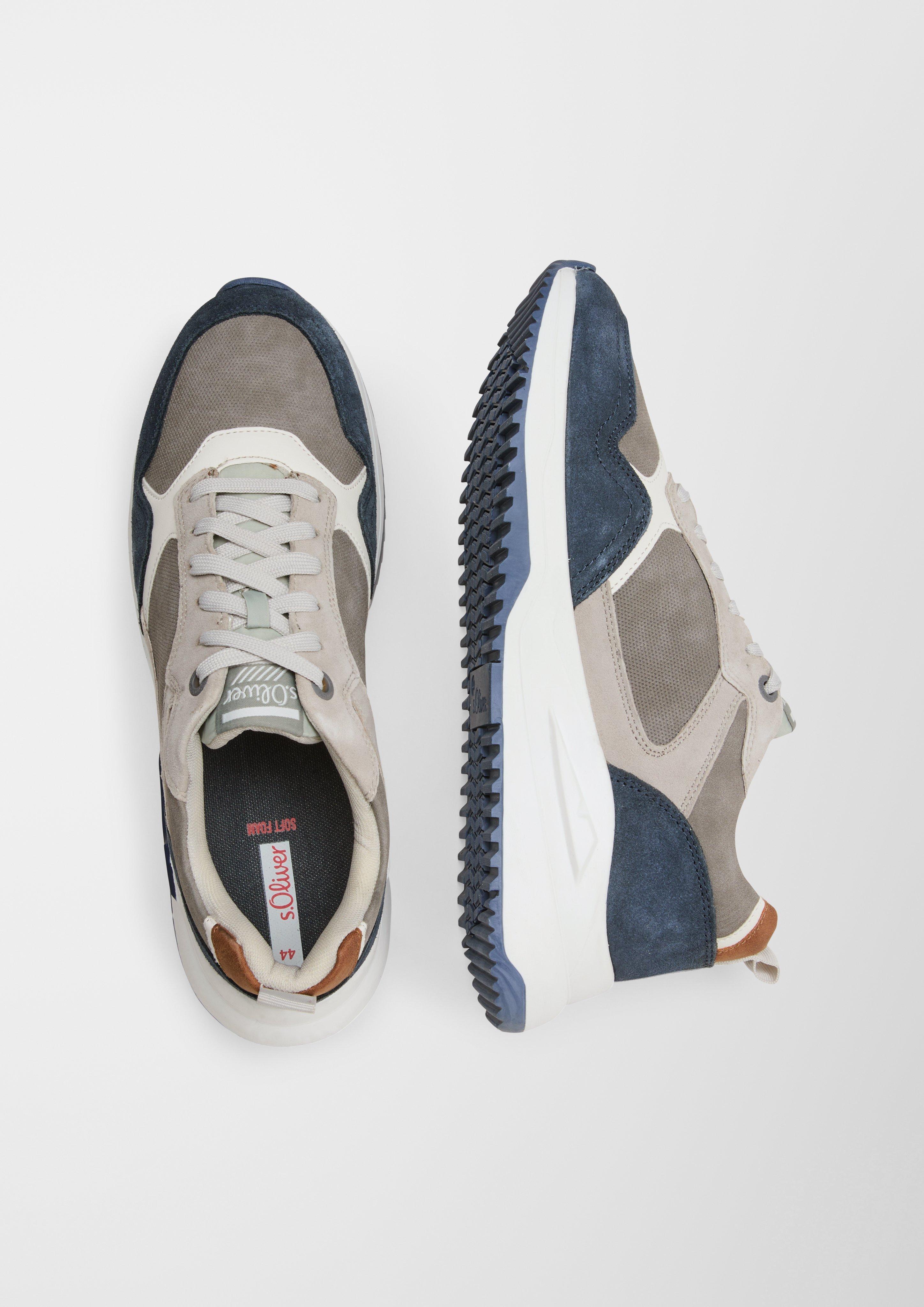 Sneaker aus Ledermix  6007303-862