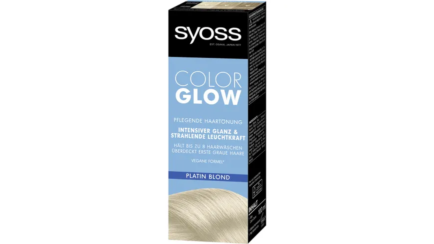 syoss Color Glow Pflegende Haartönung platin blond - platin blond