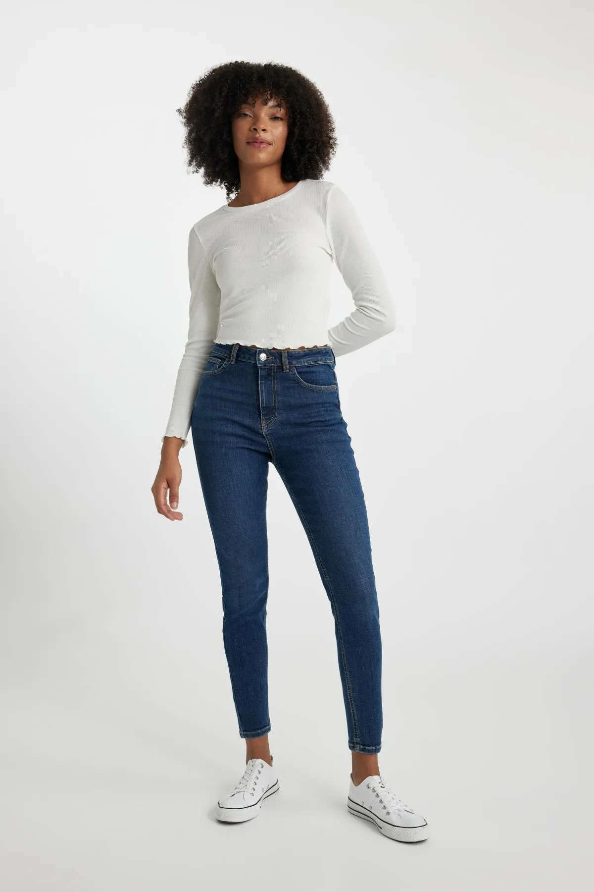 DeFacto  Skinny Jeans mit hoher Taille und schmalem Bein - Knöchellänge A6995ax23wn